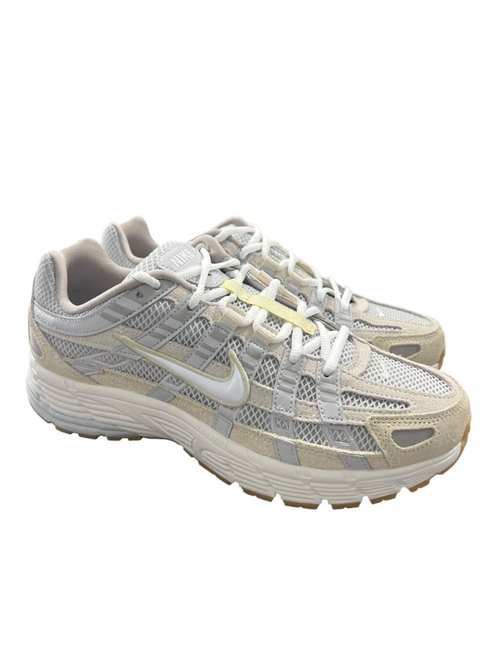 Nike P-6000 Sneakers Size 9.5 Photon Dust White Light Khaki Running Shoes NEW